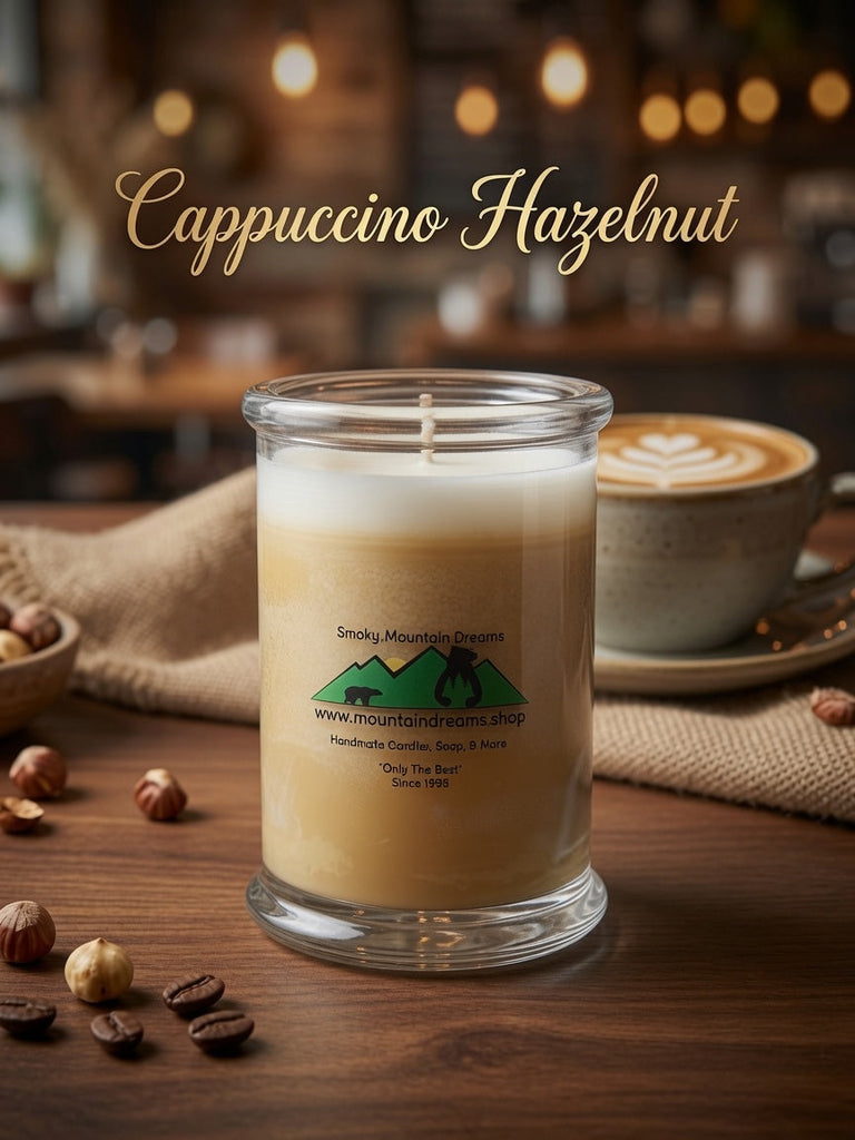 Cappuccino Hazelnut 22oz Soy Candle
