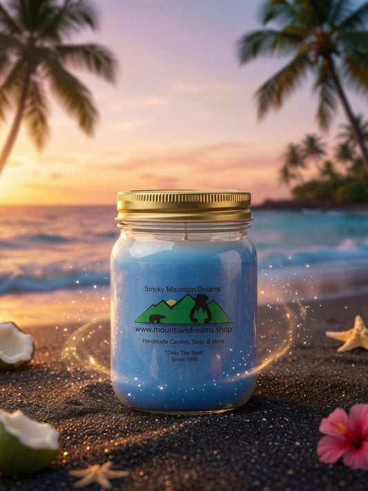 Blue Hawaiian Candles