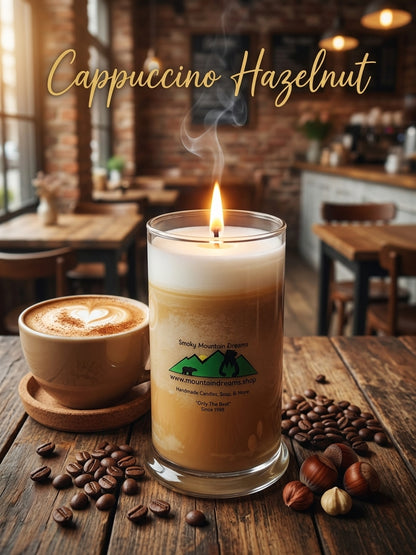 Cappuccino Hazelnut 22oz Soy Candle