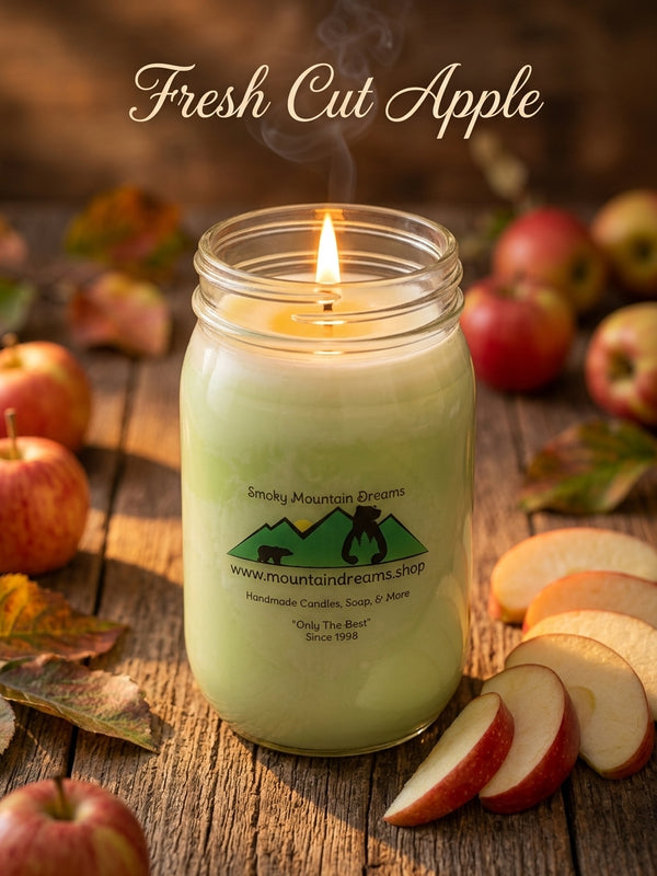 Fresh Cut Apple 16oz Soy Candle