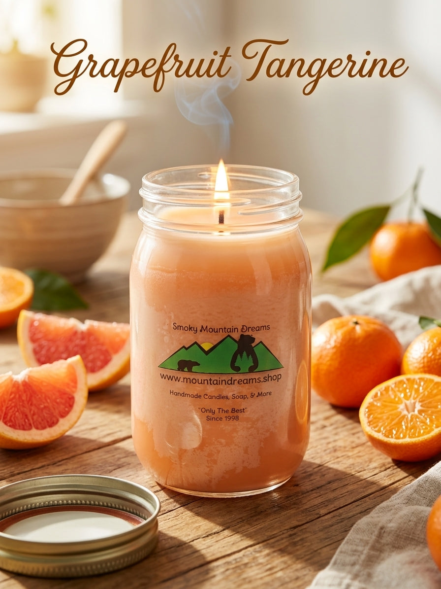 Grapefruit Tangerine 16oz Soy Candle