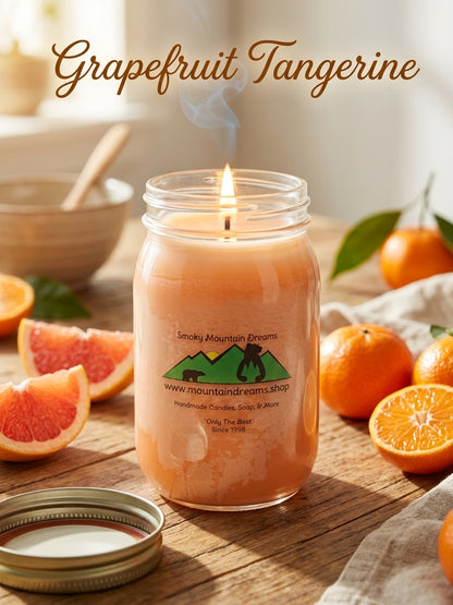Grapefruit Tangerine 16oz Soy Candle