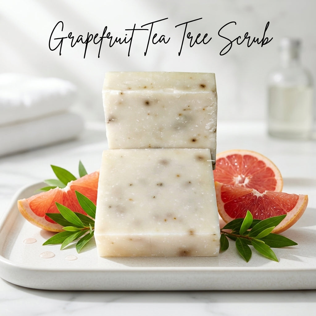 Grapefruit Tea Tree Scrub Soap