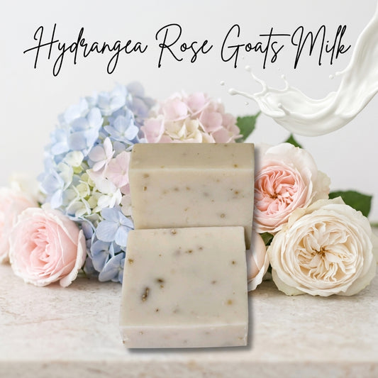 Hydrangea Rose Goats Milk Soap