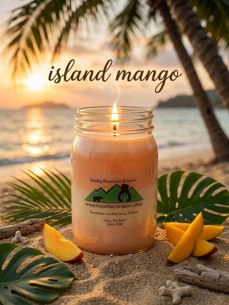 Island Mango 16oz Soy Candle