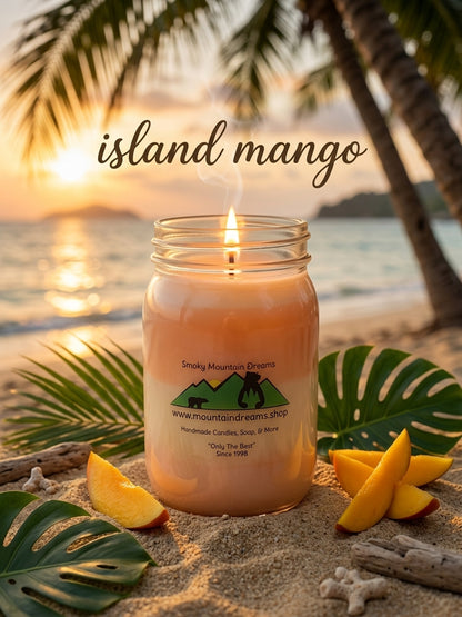 Island Mango 16oz Soy Candle
