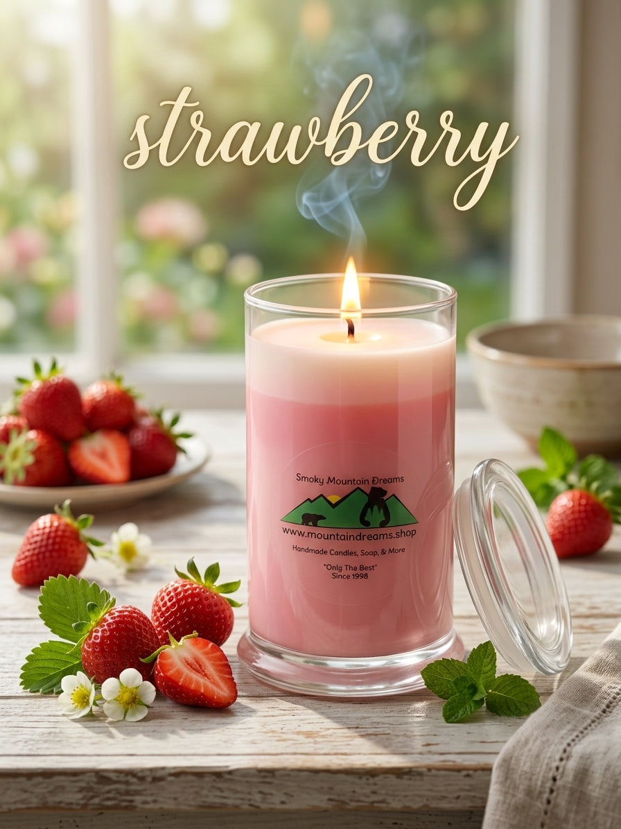 Strawberry 22oz Soy Candle