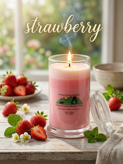Strawberry 22oz Soy Candle