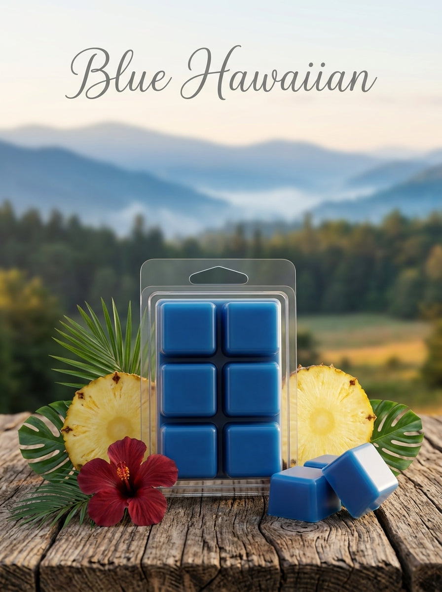 Blue Hawaiian soy tart