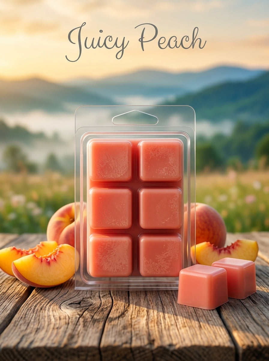 Juicy Peach soy tart